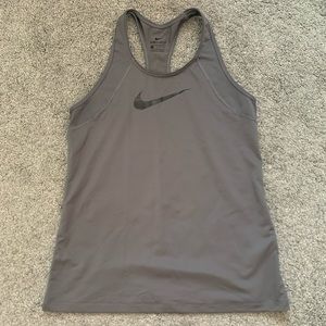 dark grey nike dri-fit tank